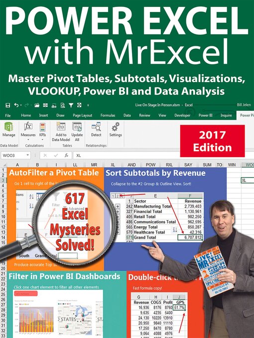 Cover image for Power Excel with MrExcel--2017 Edition